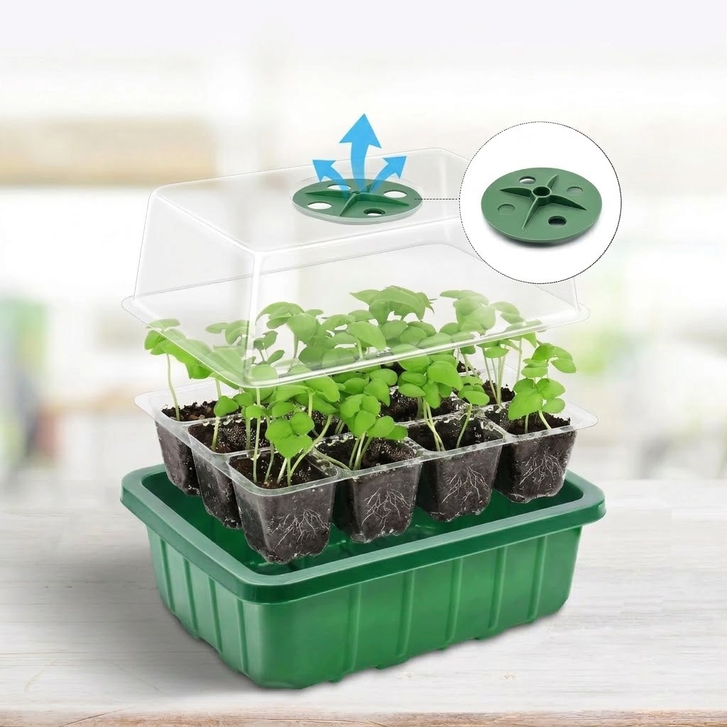 Humidity Dome Kit - Регулируемые куполы для контроля влажности, прозрачные
