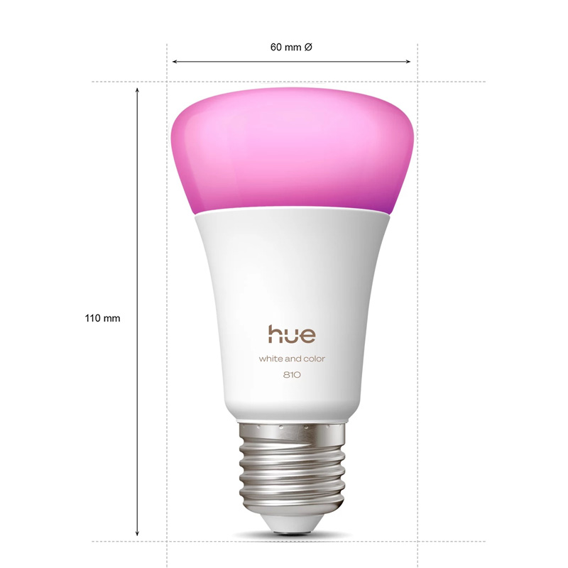 Philips Hue E27 A60 810LM Умна – обзор и цена Philips Light Hue White