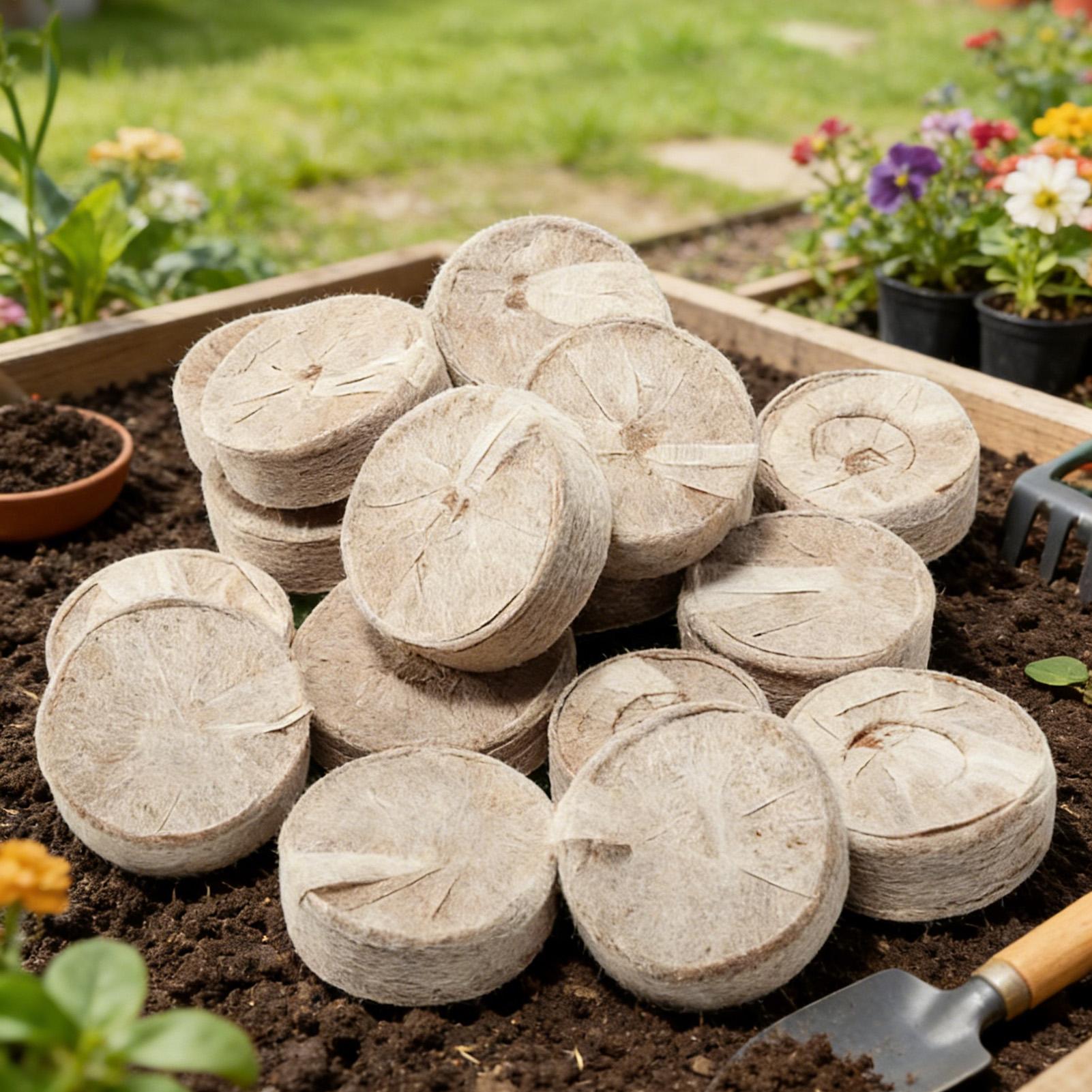 100 штук поддонов для рассады, – обзор и цена Peat Pellet Tray